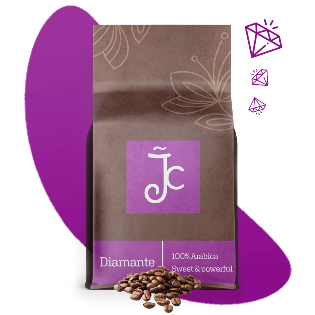 תערובת פולי קפה פרימיום ערביקה Diamante